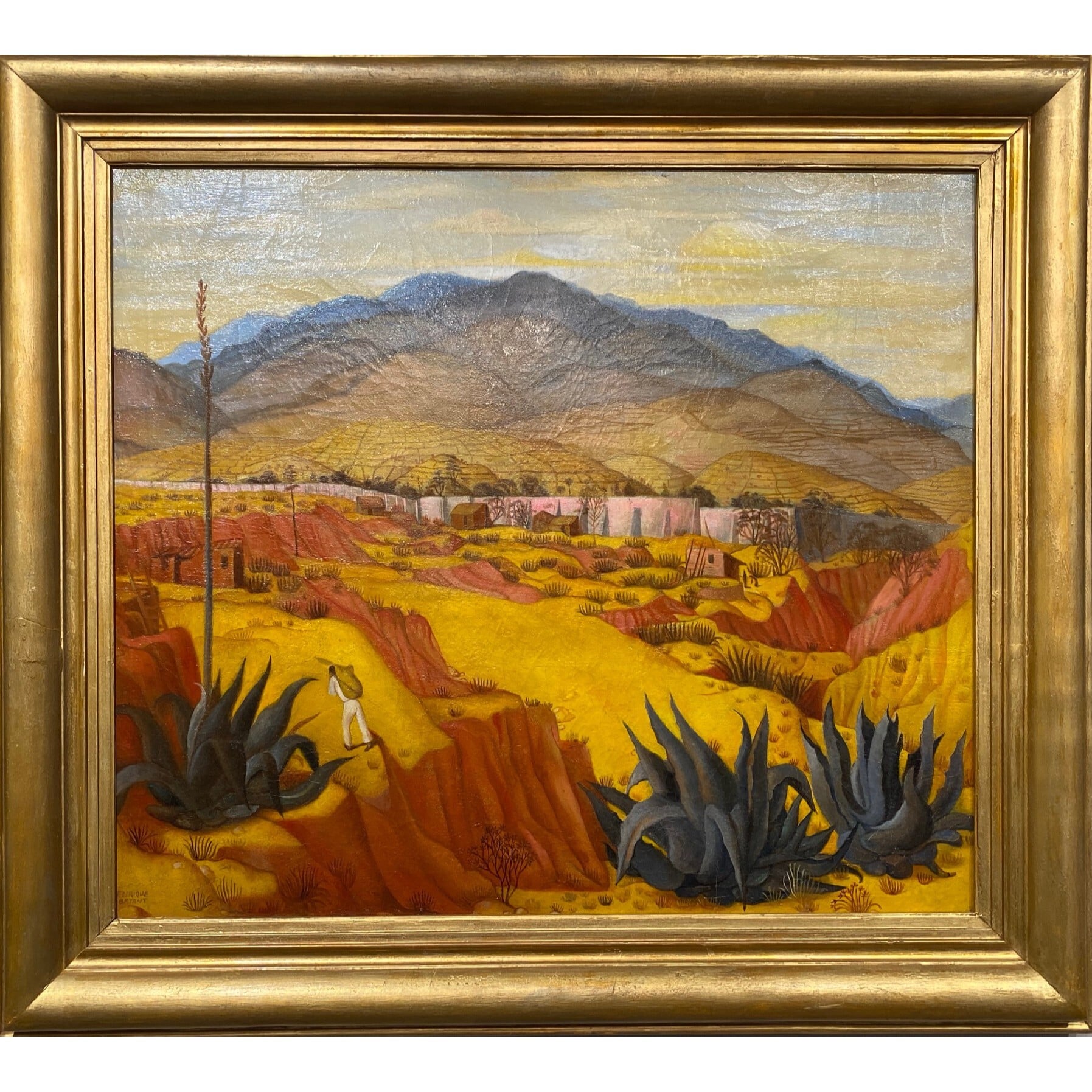 Paysage du Mexique, vers 1950