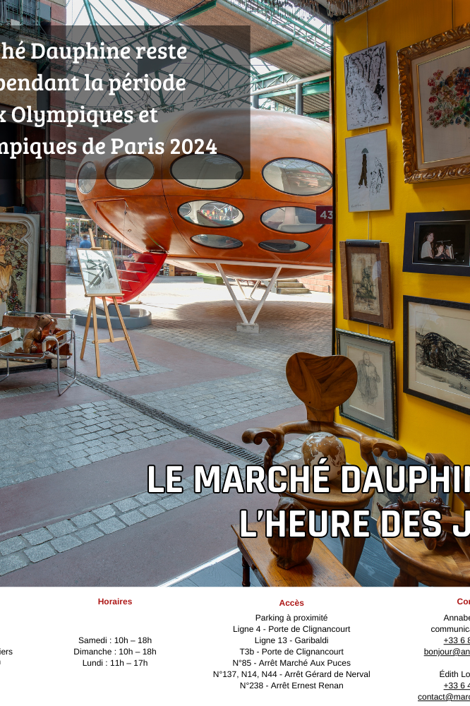 Marché Dauphine JO