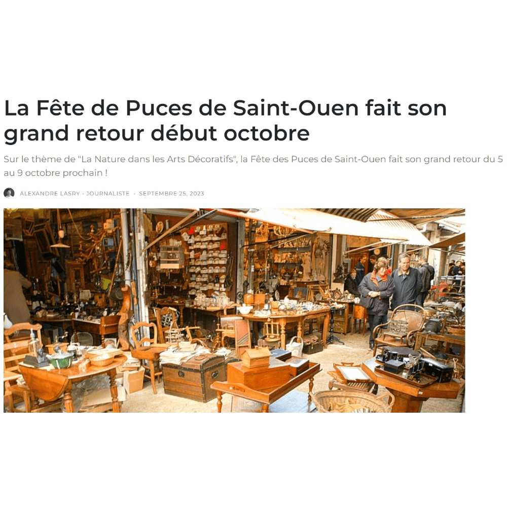 Paris Secret - La Fête des Puces de Saint-Ouen returns in early October