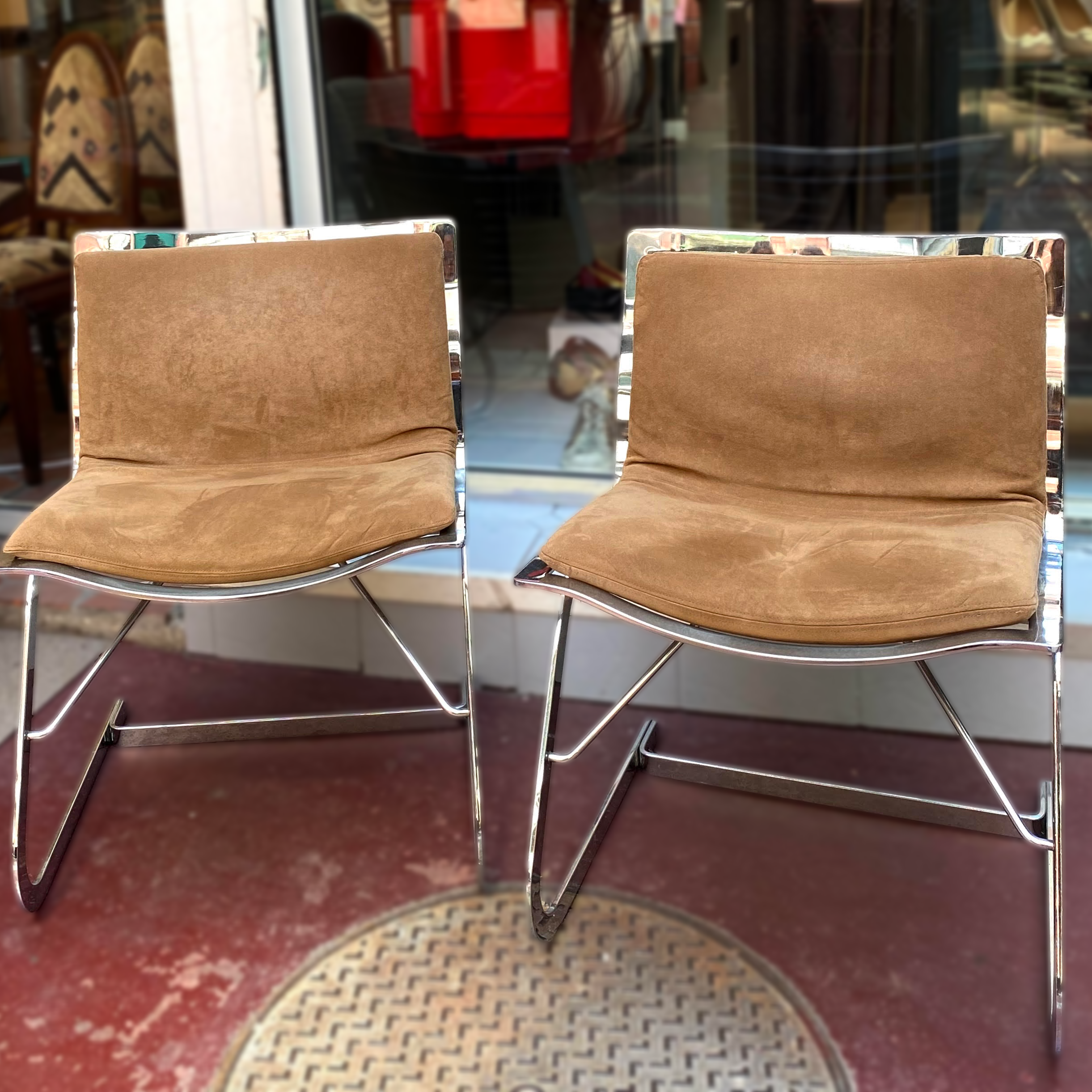 Paire de fauteuils vintage - Divins interieurs
